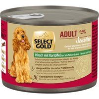 SELECT GOLD Sensitive Adult Deer with Potatoes Wet Dog Food 6x200g