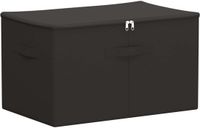 vidaXL Opbergbox van vliesstof, 60 x 43 x 35 cm, 90,3 liter, antraciet
