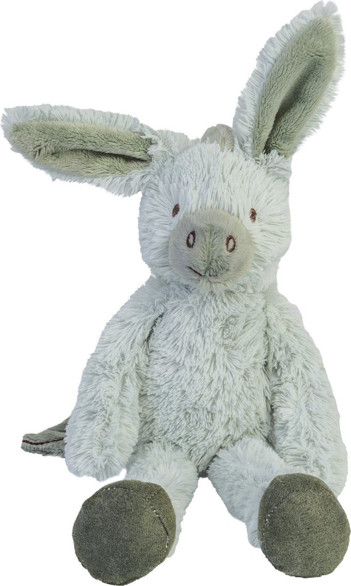 Happy Horse Ezel Diego Knuffel 28cm - Groen - Baby knuffel