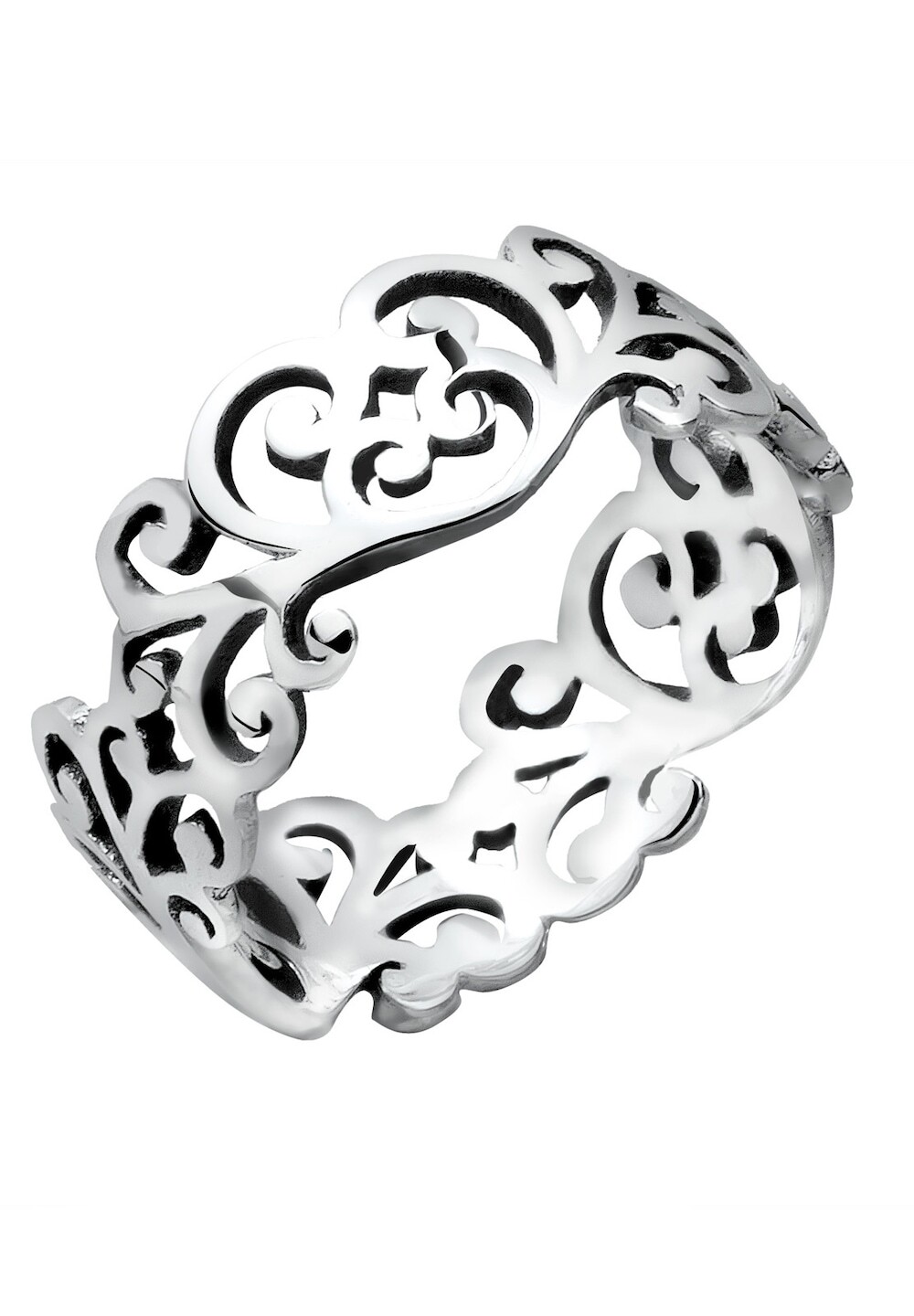 Elli Elli Elli Ring dames ornament uitgesneden bladeren in 925 sterling zilver Ringen Dames