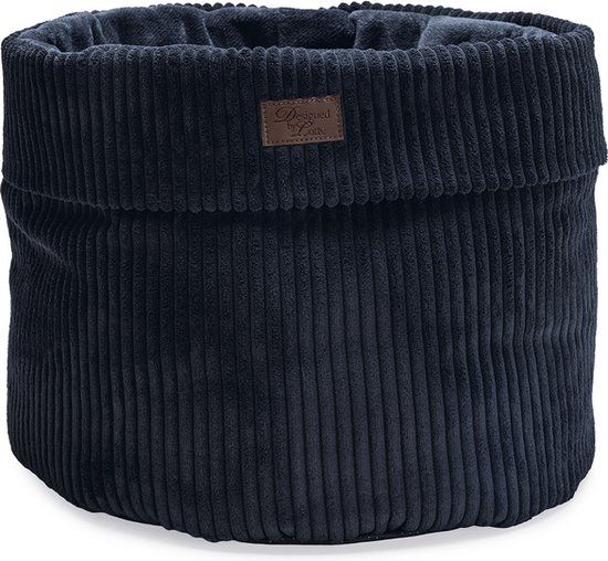 Designed by Lotte Kattenmand Ribbed Antraciet 50 x 50 x 35 cm - Kat