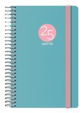DOHE 12912 Persoonlijk dagboek 2025 Blauw, Roze