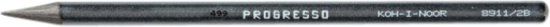 KOH-I-NOOR Progresso 8911 8B Woodless Graphite Pencils - Box of 12 - Black