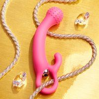 EIS G-Spot siliconen vibrator met noppen, 18 cm