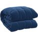 Tricolore Couverture lestée bleu 220x240 cm 11 kg tissu