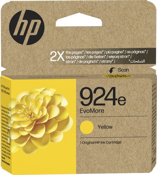 HP 924e EvoMore originele gele inktcartridge