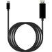 Google Audio- en Videokabel USB-C - DisplayPort, 0.91m, Zwart GA3C00043-A00