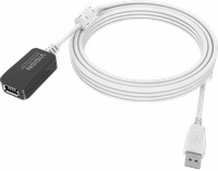 Vision TC 5MUSBEXT+ - USB-kabel - 5 m - Wit