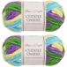 Utopia Crafts Cuddle Ombre Super Chunky chenille garen voor breien en haken (tropische bries, 2 x 100 g)