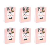 Clairefontaine X-29529-2Cpack Excellia geschenkzakjes, groot, 26,5 x 14 x 33 cm, 210 g, motief: kerstkat, Kerstmis, kinderen, Merry Christmas - Ideaal voor: spelletjes, puzzels, geschenken