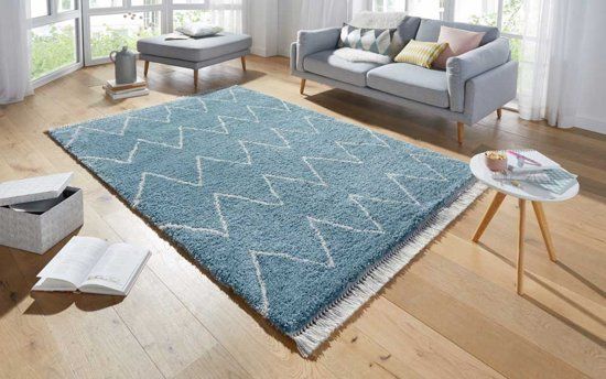 Mint rugs Hoogpolig Vloerkleed Ruby 103319 80x150 cm Crème & Wit
