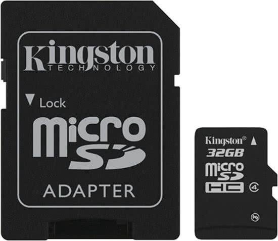 Kingston Kingston 32 GB Micro SD / MicroSDHC kaart class 4