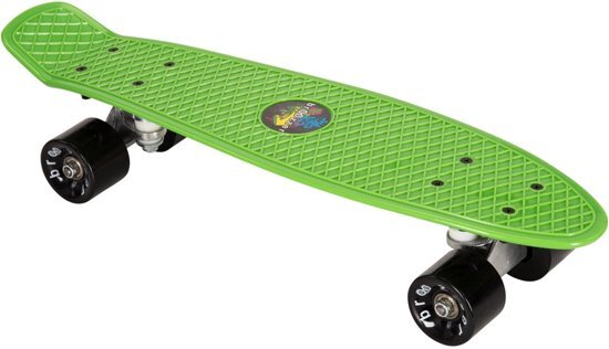 Broozzer Kunststof Pennyboard 22 5â€? â€“ Flipgrip-board â€“ Skateboard / Kickboard - NEON GROEN