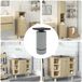 vidaXL - Meubelvoeten - Verstelbaar - 12 st - Wit - 64 x 64 x 100 mm - PP