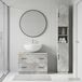 Maison Exclusive - Ensemble de meubles de salle de bain, composé de 2 pièces, modèle HOORN, gris béton, fabriqué en panneaux de fibres de bois