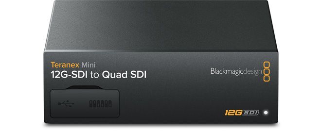 Blackmagic Design Teranex Mini 12G-SDI to Quad SDI Video Converter