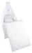 Roba Beddengoedset Little Stars 135 X 100 Cm Katoen Wit 4-delig