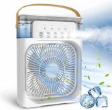 Merkloos Spray Airco Ventilator - Mini - USB - Draagbaar - Watergekoeld - Wit
