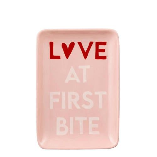 Mica Decorations serveerbord Love at first bite (15x11 cm)