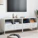 Maison Exclusive - Meuble TV, 2 pièces, blanc, 68x39x50,5 cm, acier