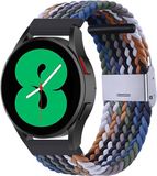 By Qubix Qubix Braided Nylon Bandje - Multicolor Dark - Geschikt voor Xiaomi Mi Watch / Watch 2 / Watch S1 / S2 / S3 / S4 (47mm)