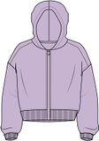 Vingino Myra Meisjes Hoodie Katoen Paars Lavendel Maat 140