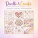 Doodle & Create Doodlebook | Kritzelbuch | Doodlebuch mit über 25 Ausmalbildern & freien Seiten | Entspannung & Kreativität für Erwachsene & Jugendliche