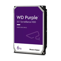 Western Digital WD Purple 6TB 3.5" HDD - 5400 RPM - SATA III