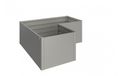 Biohort 68025 Verhoogd Tuinbed Groentebed Grijs Rechthoek Aluminium Gegalvaniseerd Staal 2175L