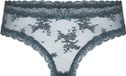 Hunkemöller Brazilian V-shape Mesh Blauw