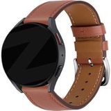 Bandz Bracelet cuir "Deluxe" Samsung Galaxy Watch 4 - 44mm (marron)