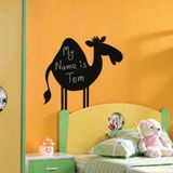 Ambiance Sticker Schoolbordsticker - uitwisbare zelfklevende muurstickers - CAMEL - 55x55cm