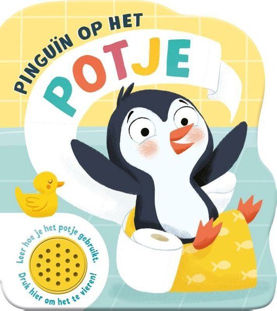 Geluidboek Kleine Pinguïn op het potje - Hardcover - Nederlands