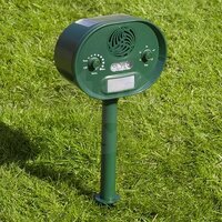 BSI Multistop Outdoor Solar Dierenverjager - Ultrasoon & Flitslicht - 150 m² - Groen
