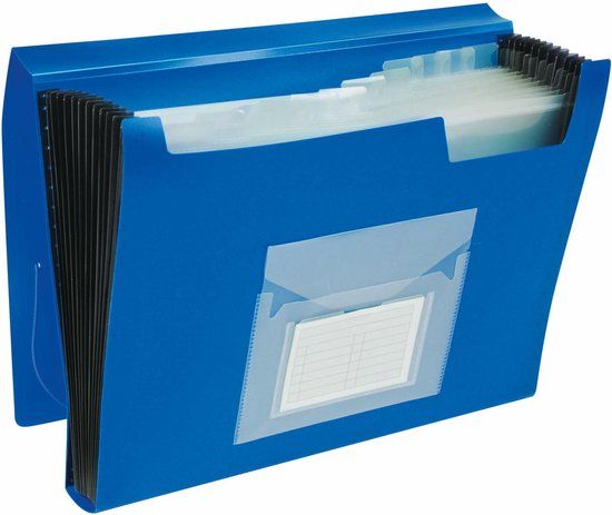 Q-CONNECT A4 Voorordner met 13 Vakken - Blauw