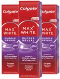 Colgate Tandpasta Max White Purple Reveal - 3 x 75 ml