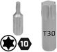 King Tony Torx Bit T30 x 36mm 10mm Zeskant 1/2"