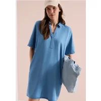 Denim Look Kleid, mid blue wash