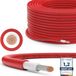 RedStar24 Premium câble solaire 4mm² rouge - 100m