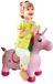 Jamara Skippybal - 460316 Skippydier Eenhoorn Roze (veelkleurig) Junior met Pomp