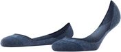 FALKE Step Medium Cut onzichtbaar effen katoen footies dames blauw - maat 37-38