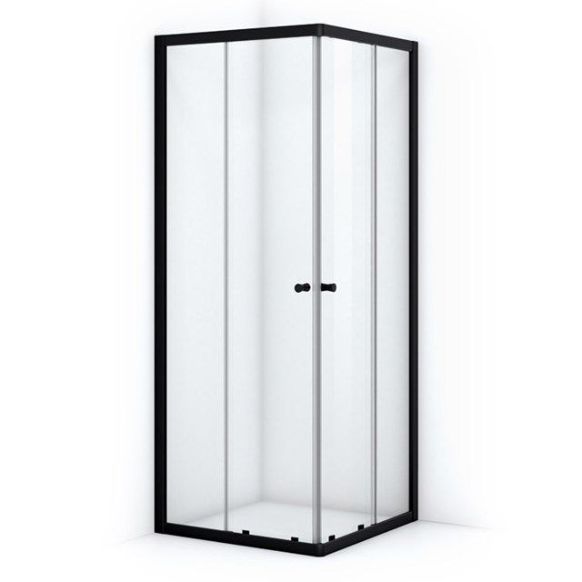 Maxaro Douchecabine Ruby Allure Helder 76x76cm Vierkant met Schuifdeuren