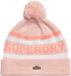 Superdry W9010210a Beanie Unisex Polyester Gestreept Dull Pink