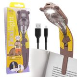 Gifts for Readers & Writers Flexilight USB Rechargeable 2-in-1 LED Reading Light | Bookmark & Clip-On Book Light | Reading Lamp for Children & Adults | Book Torch | Essential Book Accessories