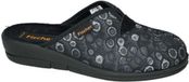 Fischer Dames Pantoffels Grijs Donker Maat 40