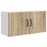 vidaXL Wandkast PORTO Sonoma Eiken 80 x 31 x 40 cm