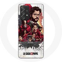 Maniacase Etui voor Samsung Galaxy A52 La Casa De Papel poster kunst