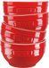 Staub Keramische kommenset, kom 4-delig kersenrood keramiek 12 cm 0,4 liter