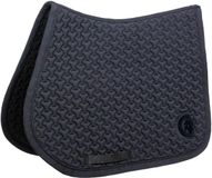 Kentucky Horsewear Zadeldek Plaited 3D logo Jumping Zwart