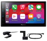 Pioneer SPH-DA77DAB-AN Centre multimédia 2 DIN 6,8 pouces écran tactile capacitif, avec wifi, Bluetooth, Apple CarPlay, Android Auto et DAB+, égaliseur graphique 13 bandes, antenne DAB incluse